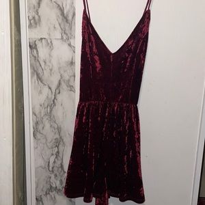 Velvet romper